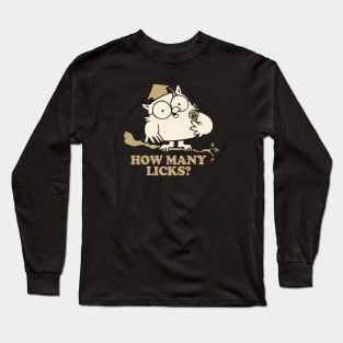 HOW MANY LICKS? - 2.0 Long Sleeve T-Shirt